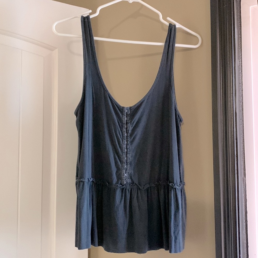 American Eagle Soft and Sexy Tank in Charcoal Size M